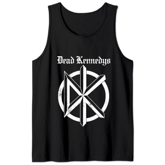 Dead Kennedys Distressed Old English Logo Tank Tops
