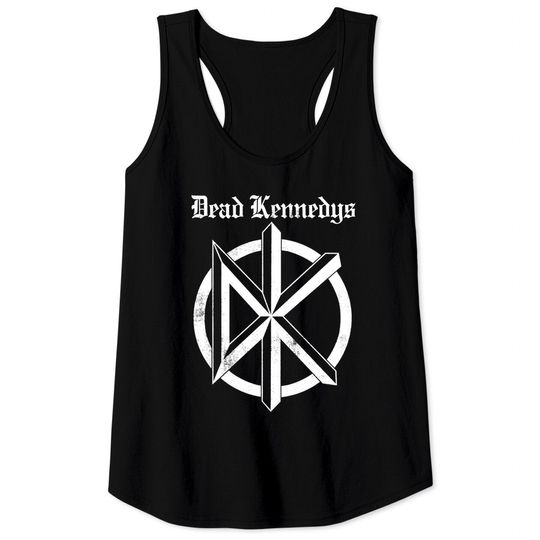 Dead Kennedys Distressed Old English Logo Tank Tops