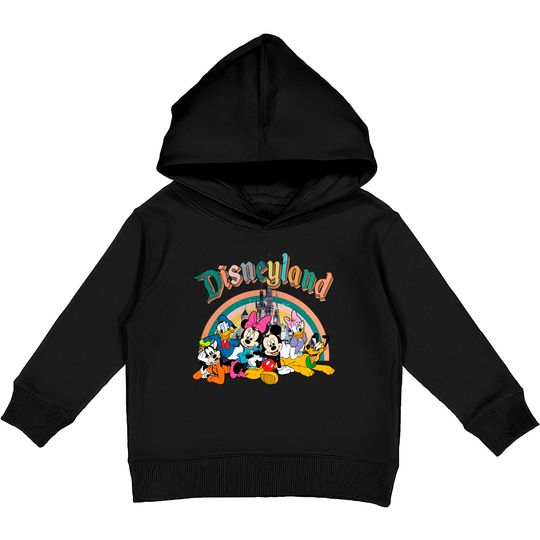 Discover Vintage Disney Mickey Disneyland Kids Pullover Hoodies, Disneyworld Kids Pullover Hoodies