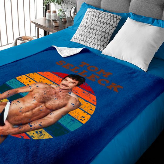 Tom Selleck Sexy Hot 80s - Tom Selleck - Baby Blankets