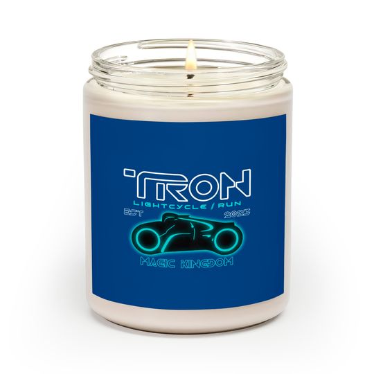 Disney Tron Lightcycle Run Ride Scented Candles, Tron Lightcylce Run Magic Kingdom Scented Candles