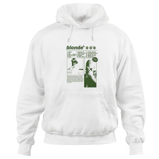 Vintage Frank Ocean - Blond Track List Unisex Hoodies