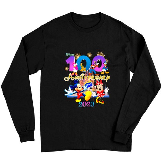 Family Disney Vacation 2023 Long Sleeves, Disneyland 100th Anniversary