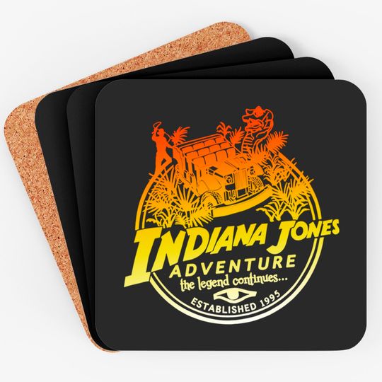 Indiana Jones Coasters, Disney Coasters, Disney Family Coasters, Disney Matching Coasters