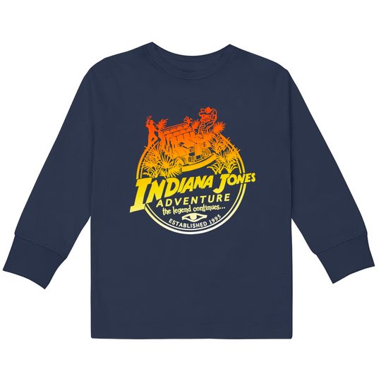 Indiana Jones Kids Long Sleeve T-Shirts Kids Long Sleeve T-Shirts, Disney Kids Long Sleeve T-Shirts