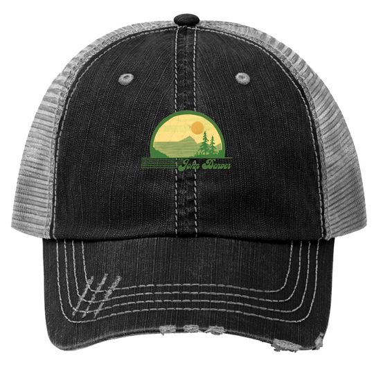 John Denver / Retro Style Country Fan Design - John Denver - Trucker Hats