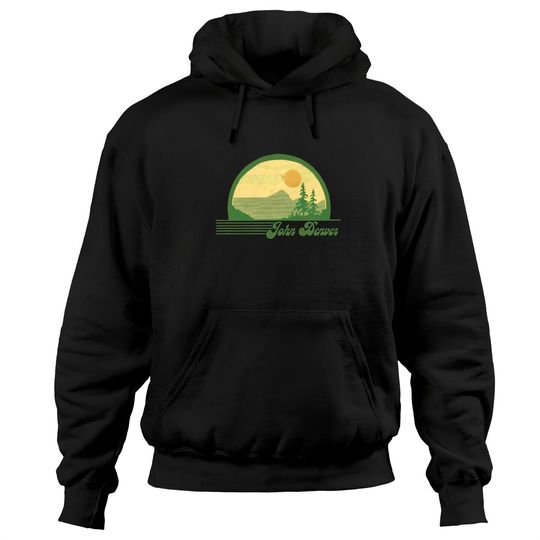 Discover John Denver / Retro Style Country Fan Design - John Denver - Hoodies