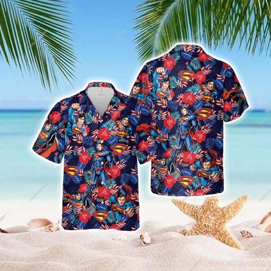 Superhero Hawaii Shirt, Heroes Hawaiian Shirt, Superman Shirt