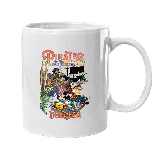 Discover Vintage Pirates Of The Caribbean Mugs, Disney Family Vacation Mugs, Mickey Caribbean Mugs, Disneyland Mugs, WDW Mugs 2023