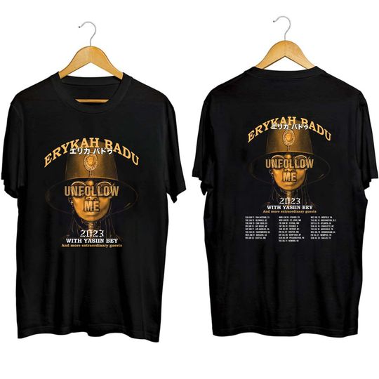 Erykah Badu Unfollow me Tour 2023 Shirt