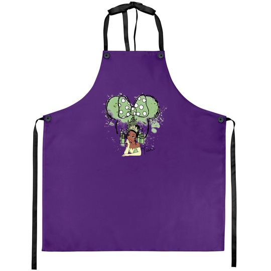 Princess Tiana Tank, Disney Watercolor Castle Aprons, Disney Tiana Tank, Disney Girl Trip
