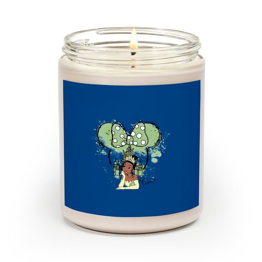 Princess Tiana Tank, Disney Watercolor Castle Scented Candles, Disney Tiana Tank, Disney Girl Trip