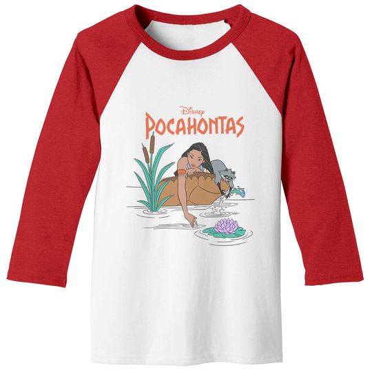 Retro Disney Princess Pocahontas Baseball Tees, Disney Princess Baseball Tees