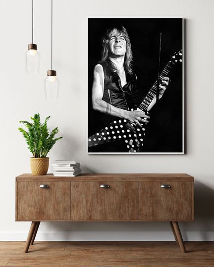 Randy Rhoads Art Real Poster