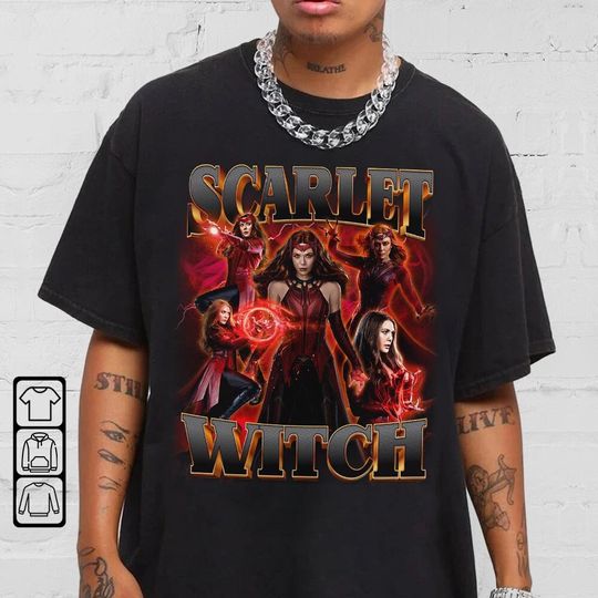 Scarlet Witch Movie Shirt K4, Maximoff 1989