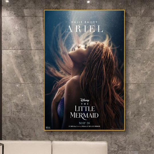 The Little Mermaid Posters, Halle Bailey Poster
