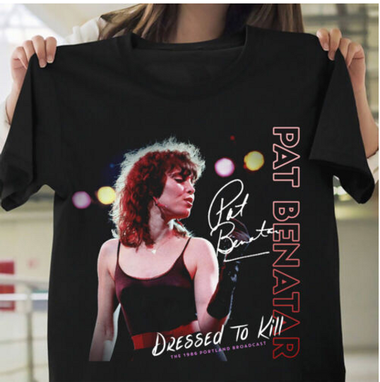 Pat Benatar Black T-Shirt