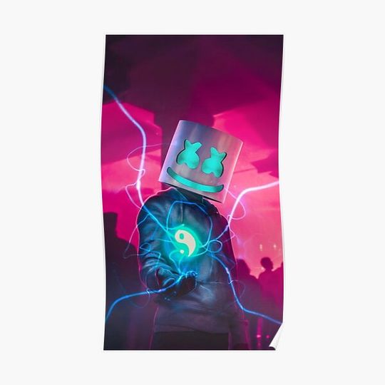 Fun art Marshmello Premium Matte Vertical Poster