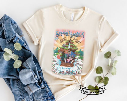 Vintage Splash Mountain Shirt, Disney Family Shirt, Brer Rabbit, Brer Bear, Brer Fox, Disney Ride Tee, WDW 2023