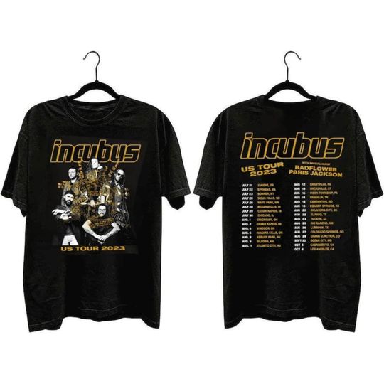 Incubus Band US Tour 2023 Shirt , Incubus 2023 Shirt