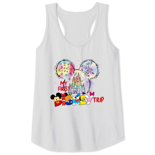 My First Disney Trip 2023 Tank Tops, Disney Trip 2023 Tank Tops, Family Disney Tank Tops