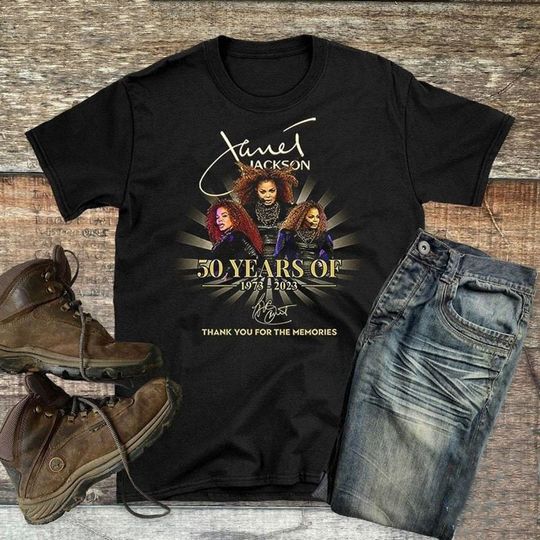 50 Year Of Janet Jackson Together Again Tour 2023 T-Shirt