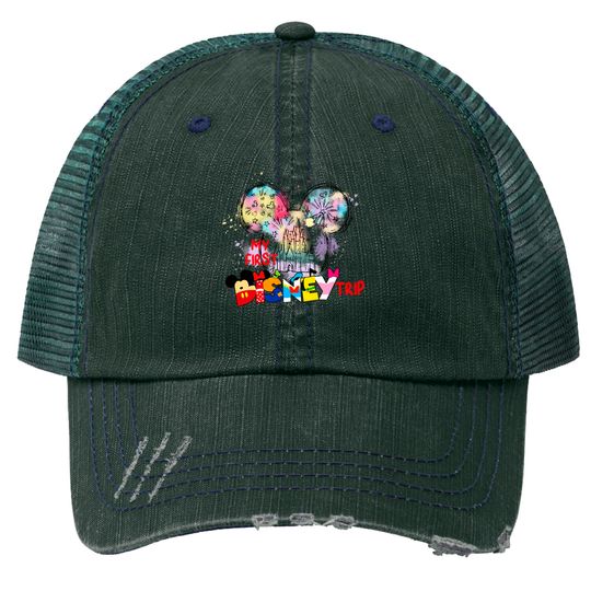 My First Disney Trip 2023 Trucker Hats, Disney Trip 2023 Trucker Hats, Family Disney Trucker Hats