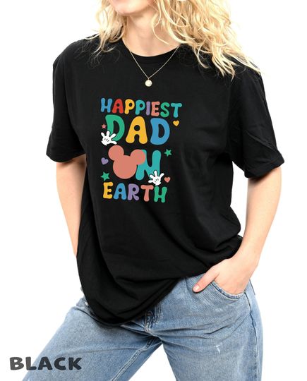 Happiest Mom And Dad On Earth T-Shirts, Disney Mickey Couple Shirt, Disney Vacation Shirts, Disney Celebration Shirt, Happiest Disney Shirt