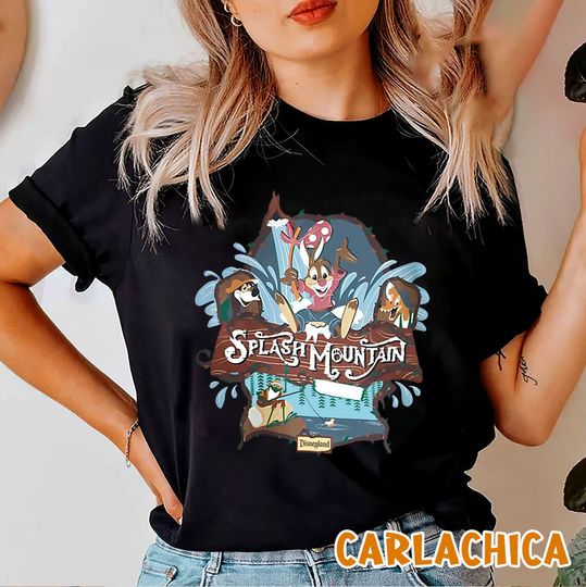 Disney Splash Mountain Vintage Shirt, Splash Mountain Shirt