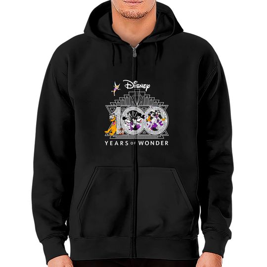 Disney 100th Anniversary Zip Hoodies, Disney 100 Years Of Wonder Zip Hoodies, Disney Trip Zip Hoodies