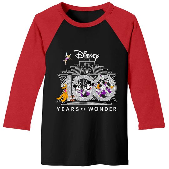 Disney 100th Anniversary Baseball Tees, Disney 100 Years Of Wonder Baseball Tees, Disney Trip Baseball Tees
