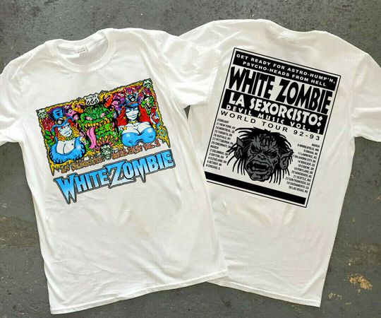 White Zombie La Sexorcisto Devil Music Vol World Tour '92-93 T-Shirt