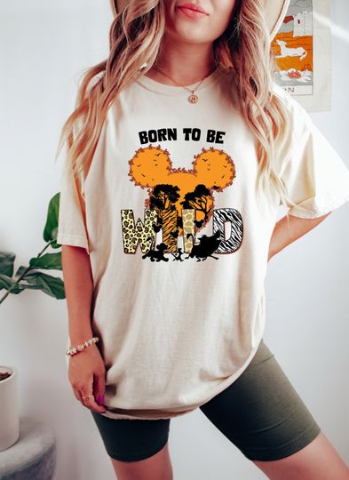 Born To Be Wild,Animal Kingdom Shirt,Disneyland Vacation Shirt,Disneyworld Family Vacation,Disney Groups Matching Tee