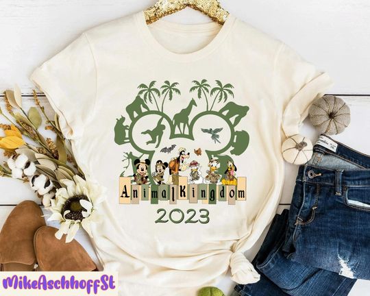 Disney Animal Kingdom Shirt, Mickey Safari Shirt, Mickey And Friends Animal Kingdom Shirt, Retro WDW Shirt