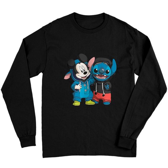 Disney Mickey and Stitch Long Sleeves, Stitch Long Sleeves, Lilo Stitch Long Sleeves