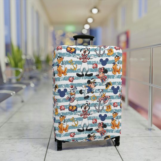 Discover Disney Cruise Inspired Luggage Cover Disney Luggage Cover