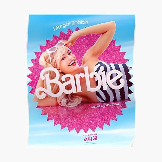 Barbie Movie 2023 Premium Matte Vertical Poster