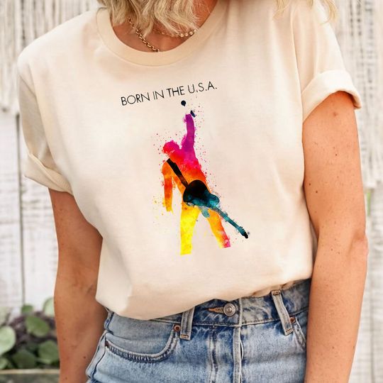 Discover Born In The USA Essential T-Shirt, Sweatshirt, Hoodie, Bruce Springsteen Shirt, Bruce Springsteen Concert Shirt