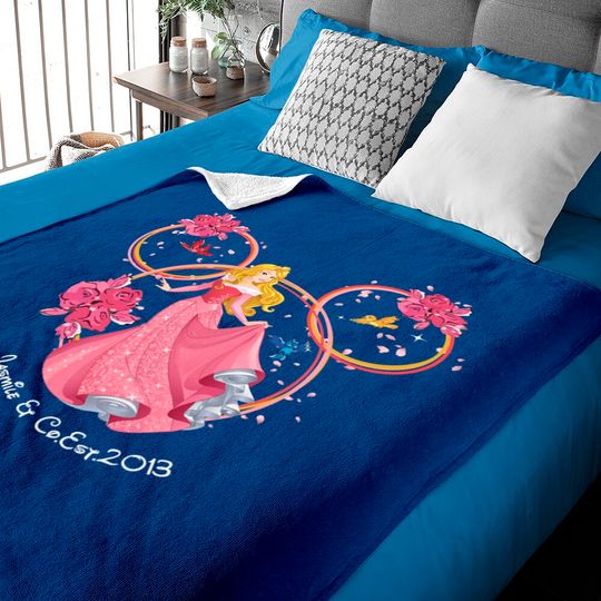 Aurora Baby Blankets, Sleeping Beauty Baby Blankets, Disney Princess Baby Blankets