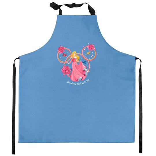 Aurora Kitchen Aprons, Sleeping Beauty Kitchen Aprons, Disney Princess Kitchen Aprons