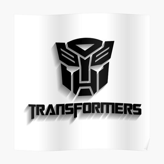 Transformer logo Premium Matte Vertical Poster