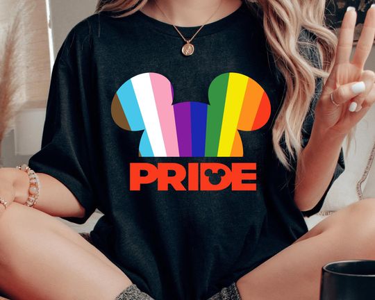 Mickey Mouse Lgbt Transgender Rainbow Disney Shirt, Disneyland After Dark Pride Shirt