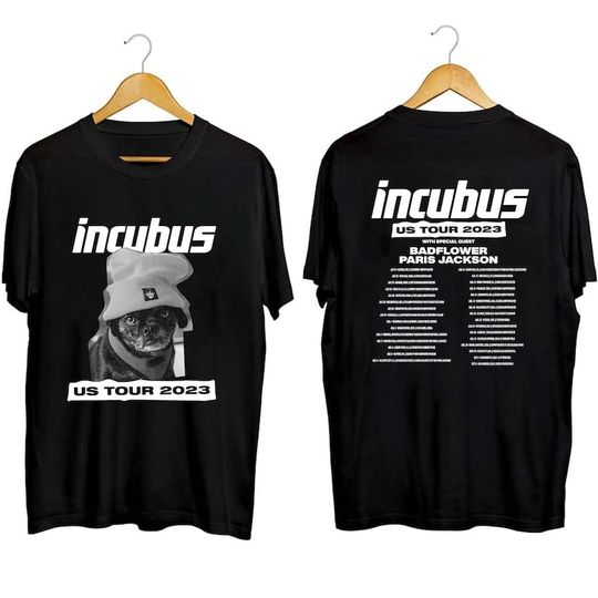 Incubus Band US Summer Tour 2023 Shirt