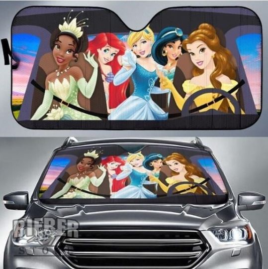 Disney Princess Car Auto Sun Shades Funny Sun Protection, Disney Car Accessories