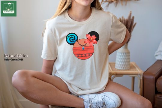 Moana Mickey Ears Shirt, Princess Polynesian T-shirt, Disneyworld Princess Moana