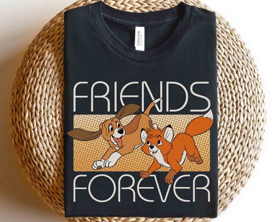 Disney The Fox and the Hound Copper Tod Friends Forever Retro Shirt, Magic Kingdom Holiday T-shirt