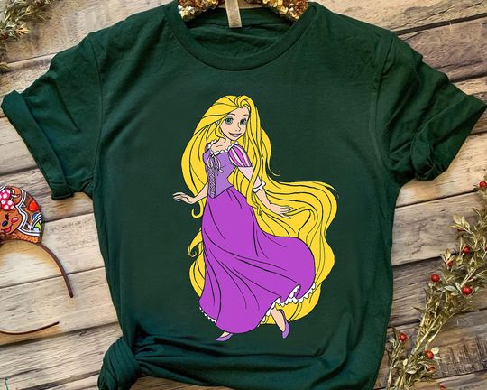 Disney Tangled Cute Princess Rapunzel Portrait Shirt, Magic Kingdom WDW Holiday T-shirt