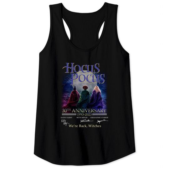 Hocus Pocus Tank Tops, Sanderson Sisters Tank Tops, 30th Anniversary 1993-2023