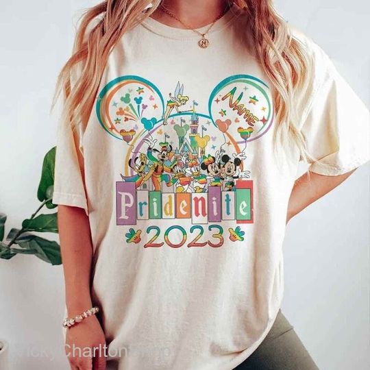 Disney Pride 2023 shirt, Rainbow Mickey & friends Gays day shirt, Vintage Disney Pride Nite 2023 LGBT Shirt