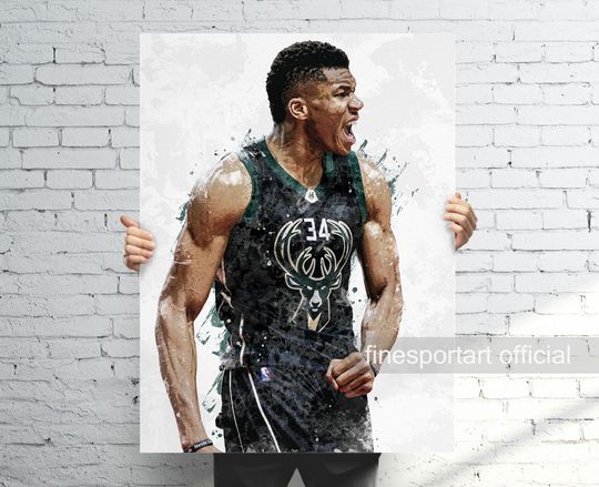 Giannis Antetoko Milwaukee Poster